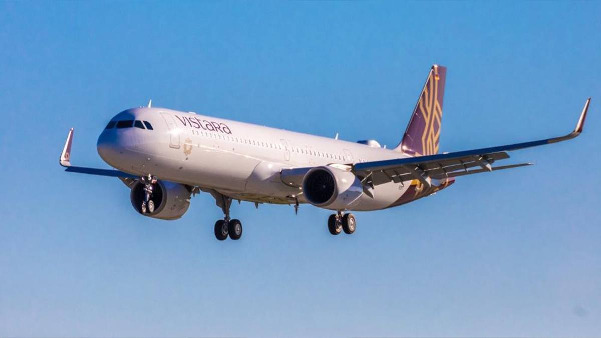 Vistara Took Delivery Of Its First A321neo Aircraft From Airbus The