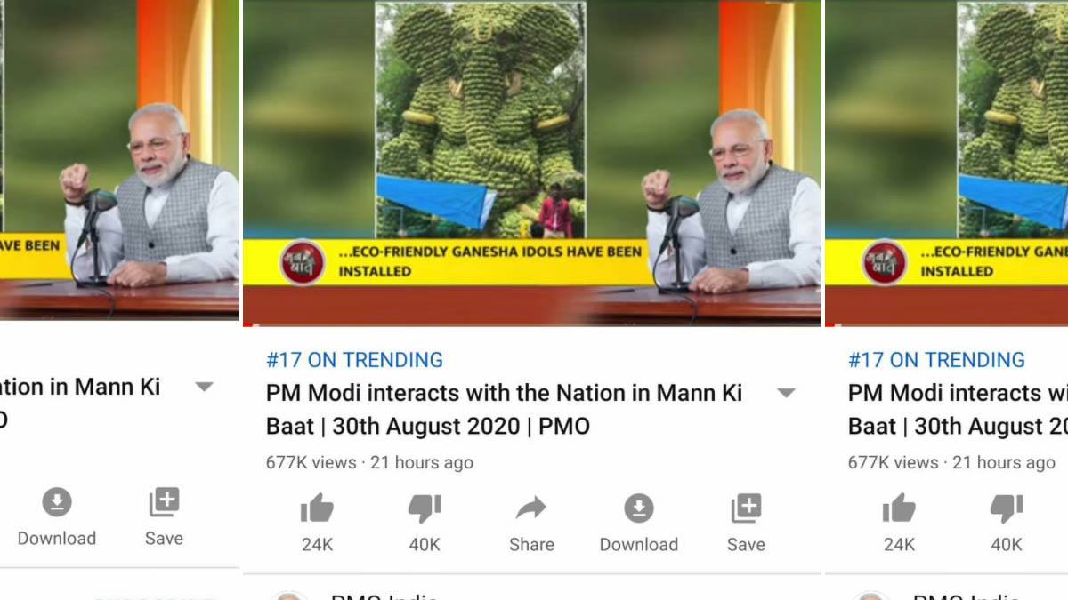 Why PM Modi Man Ki Baat got the most dislikes of around 2.6 Lakhs; Details Inside