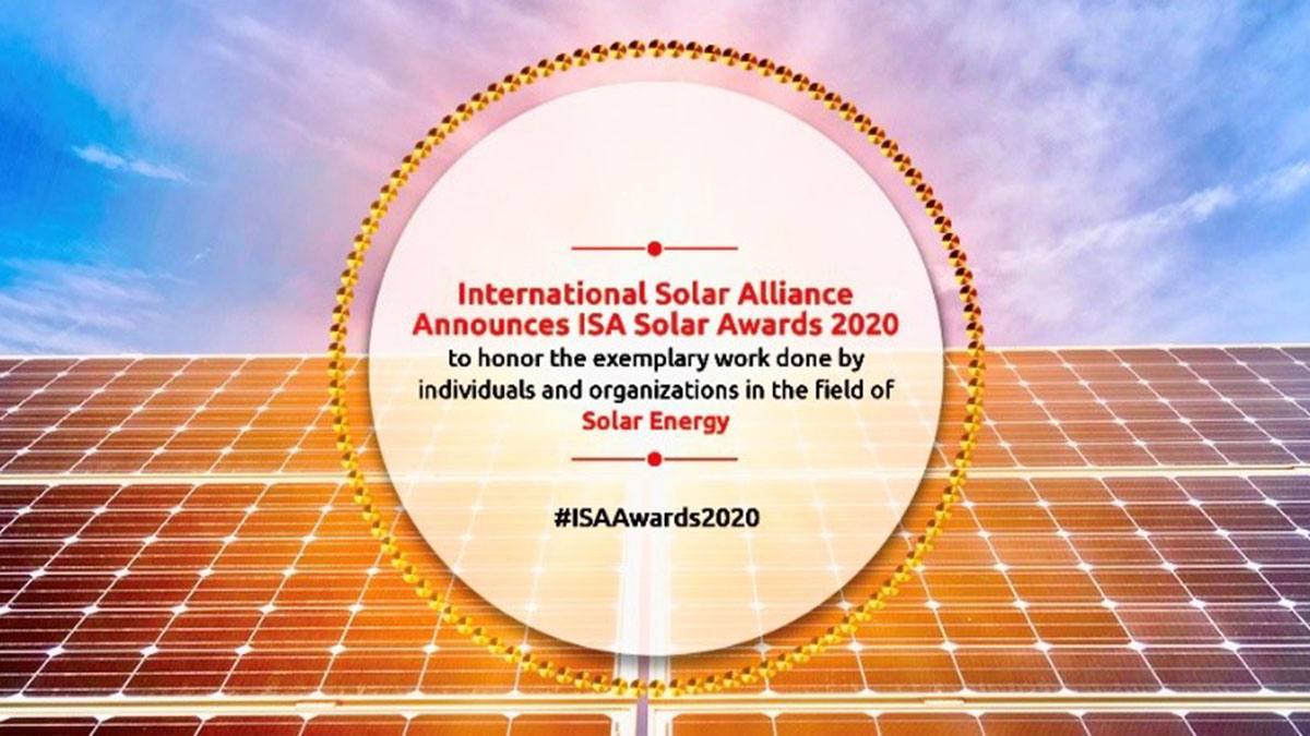 International Solar Alliance announces ISA Solar Awards 2020 The Tech