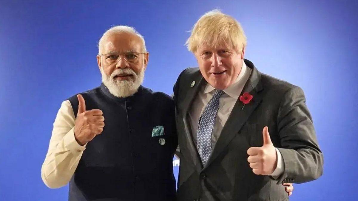 Boris Johnson applauds Narendra Modi's commitment to a net-zero climate policy