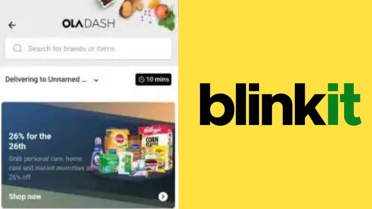 Ola Dash VS Blinkit Formerly known as Grofers