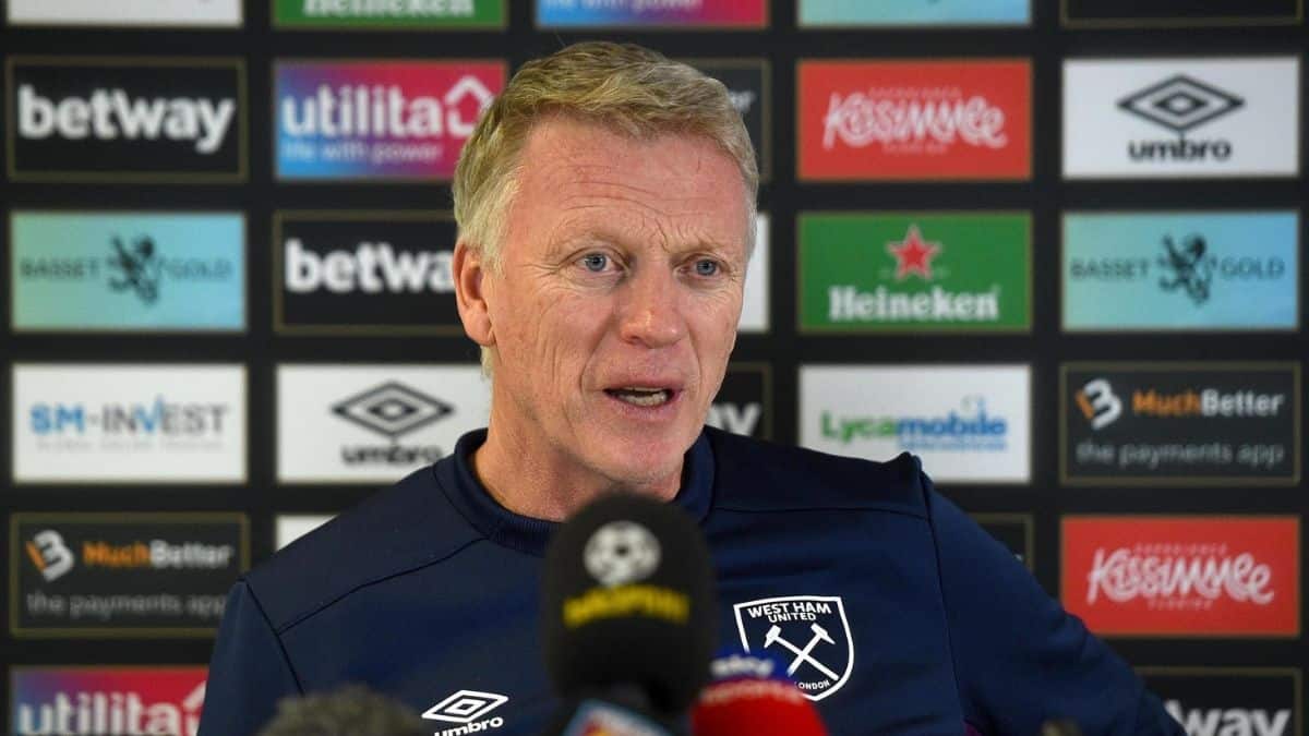 David Moyes: He anticipates a difficult match against Eintracht Frankfurt