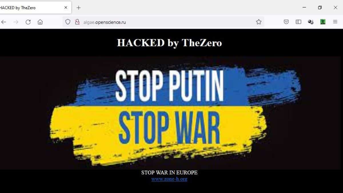 Anonymous collective has hacked and defaced a Russian Biology Laboratory Website