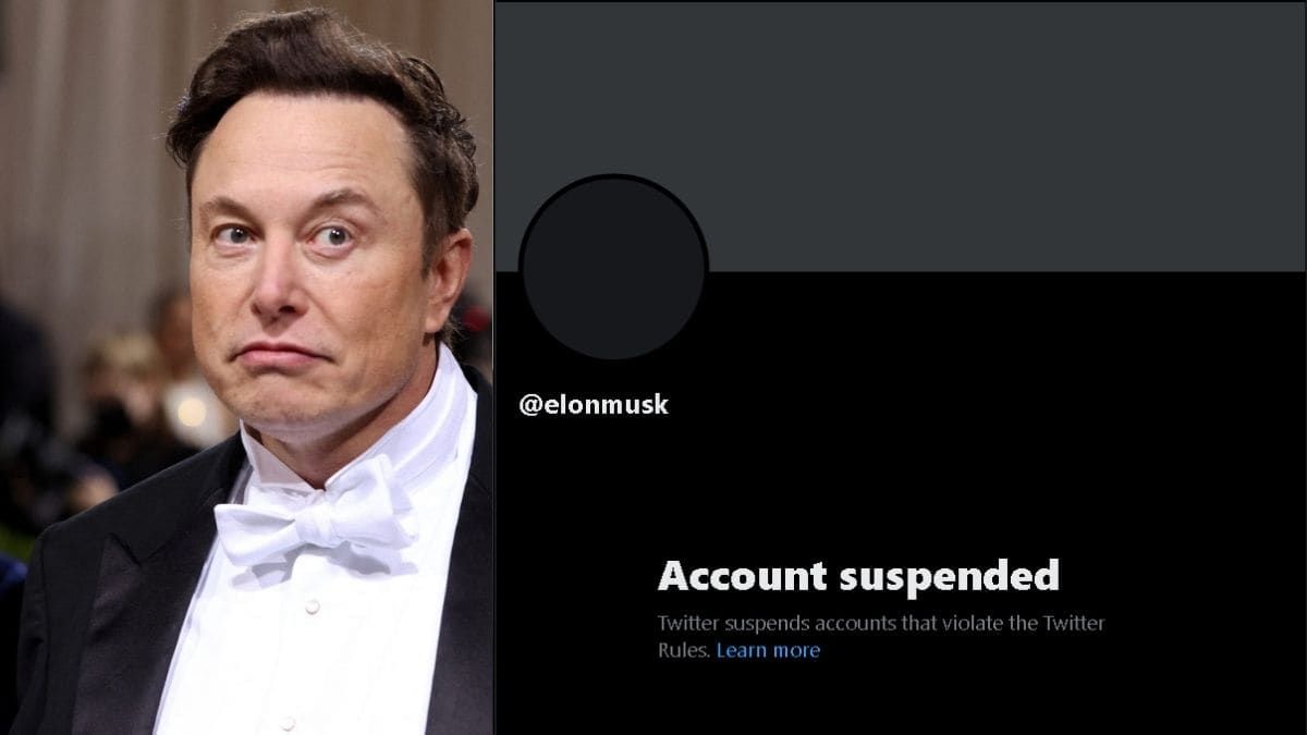 Elon Musk's Twitter account has been suspended