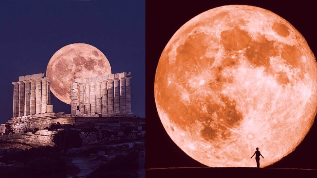 See stunning images of the celestial Buck Moon event on Twitter