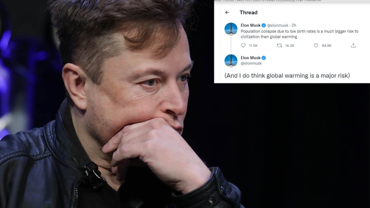 Elon Musk talks about Risks to civilization and Global warming on his Twitter handle