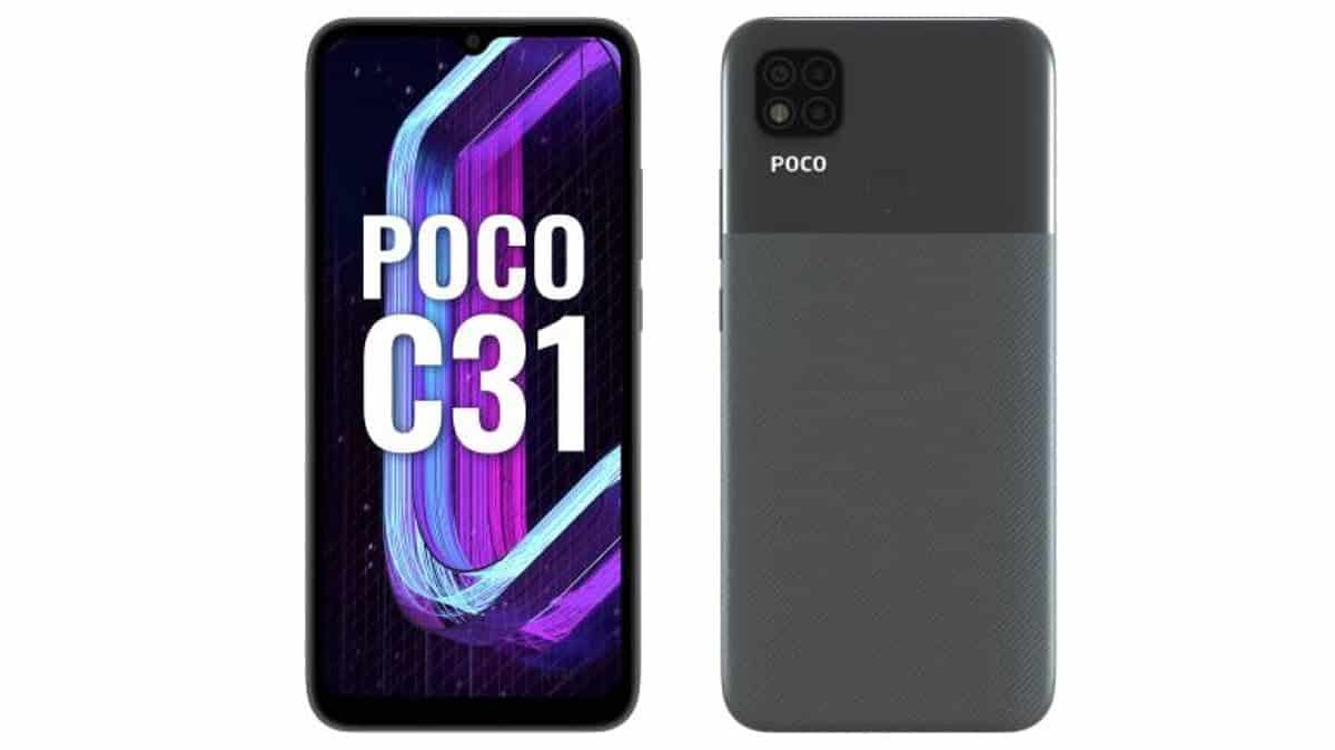 poco c31 processor name