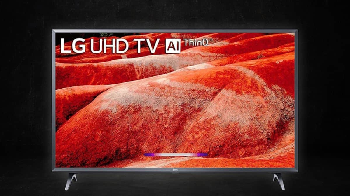 thin LG UHD TV