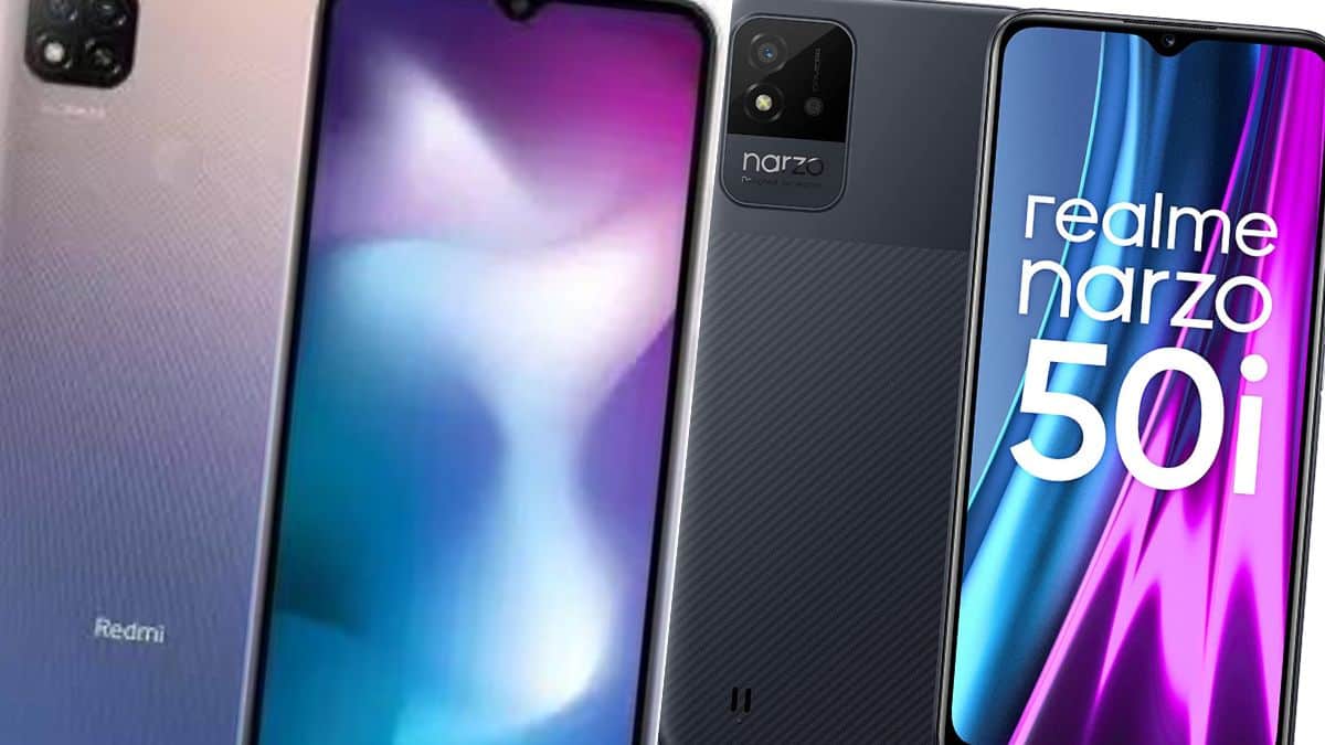 compare realme narzo 50i and redmi 9 activ