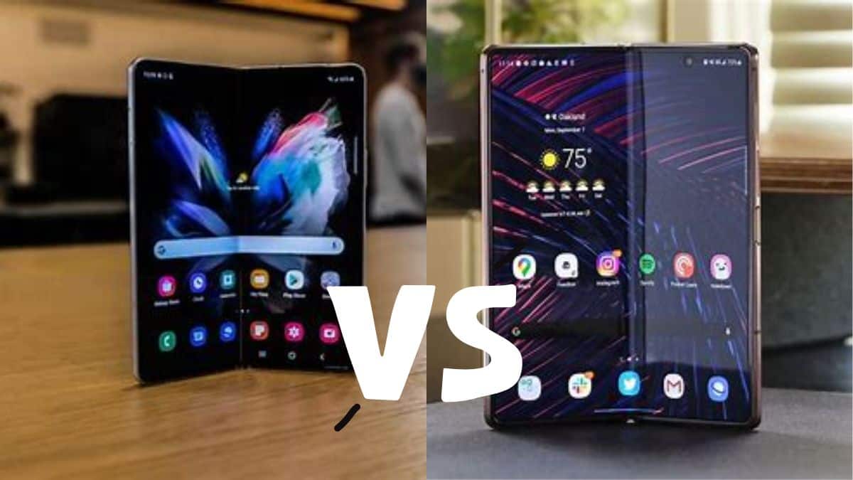 Samsung Galaxy Z Fold 3 and Samsung Galaxy Z Fold 2