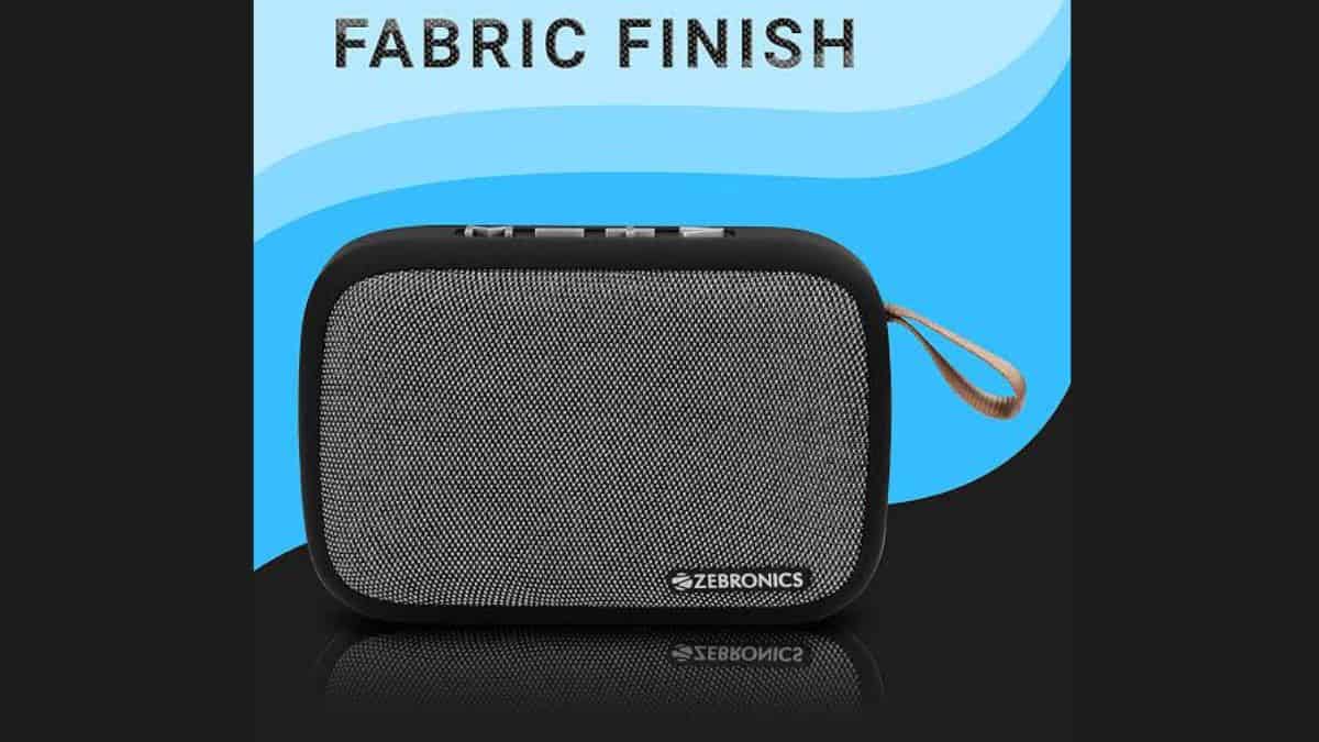 Zebronics delight bluetooth sales speaker