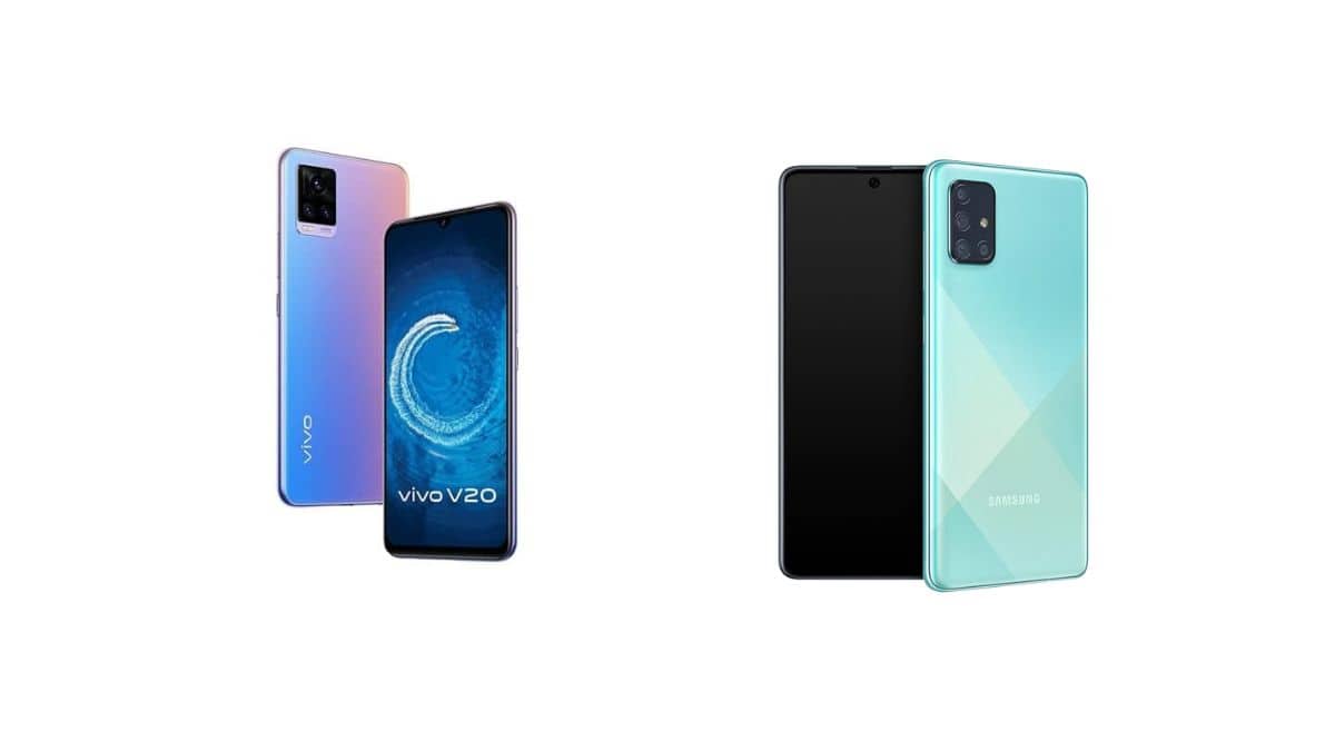 Vivo V20 vs Samsung A71