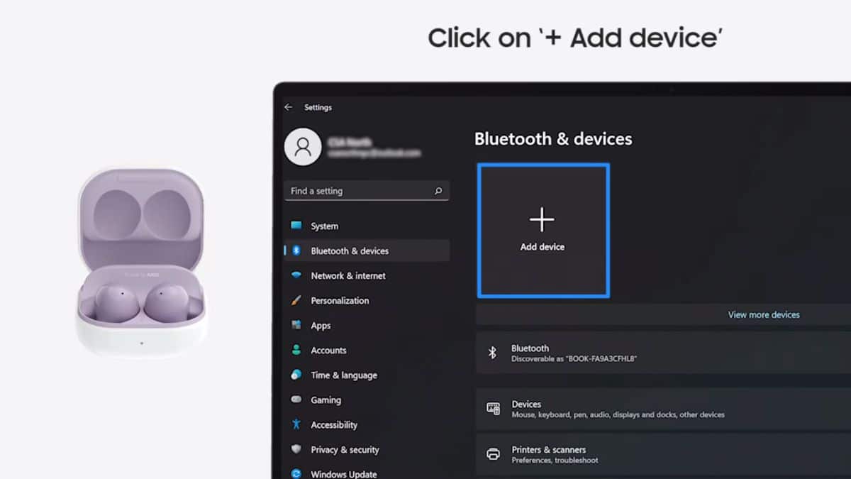 Comment Connecter Vos Galaxy Buds2 À Votre Samsung Galaxy Book2 Series