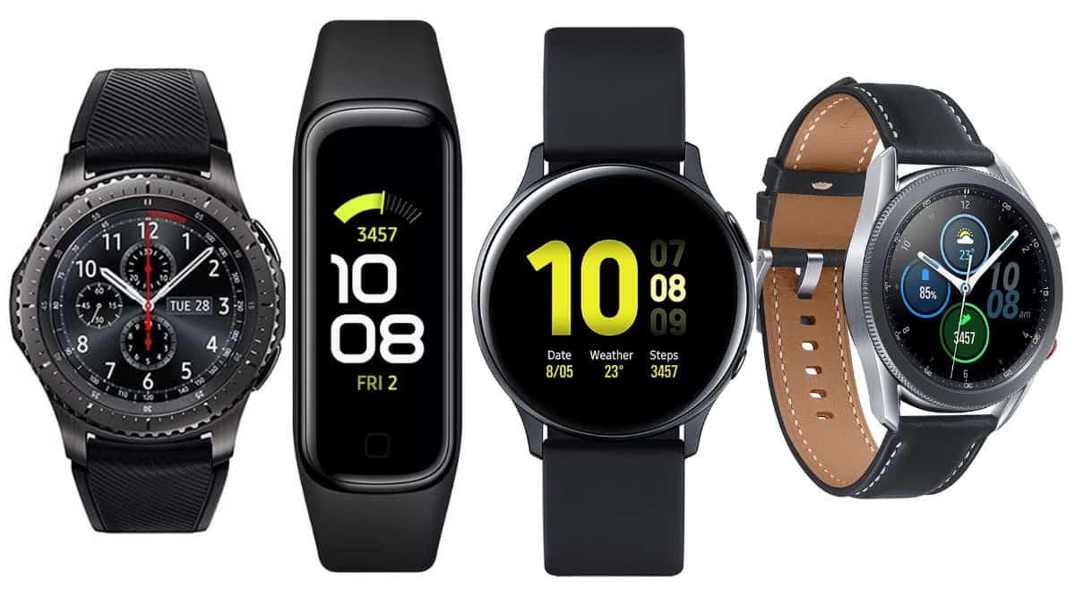 Samsung smartwatch hot sale list