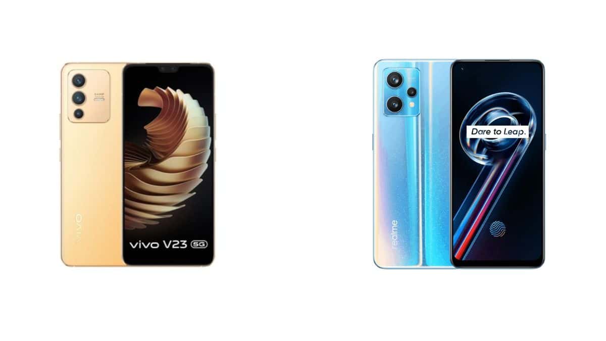 compare vivo v23 and realme 9 pro plus