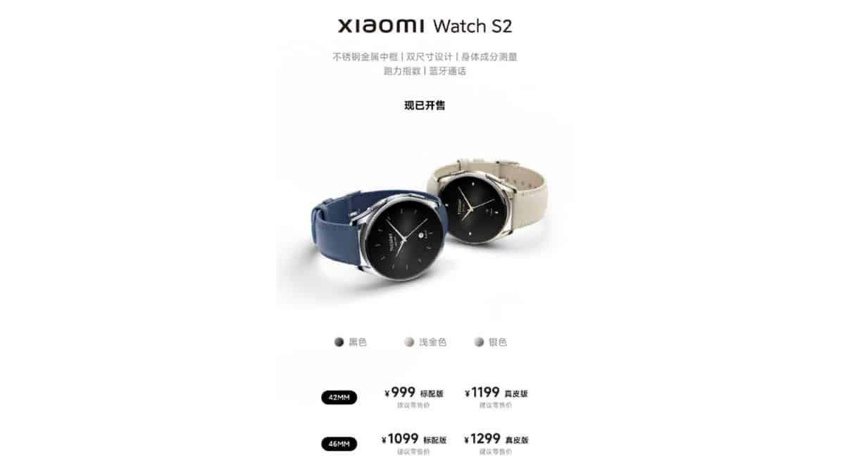 Xiaomi Watch S2 launched today, Here is what we know - The Tech Outlook