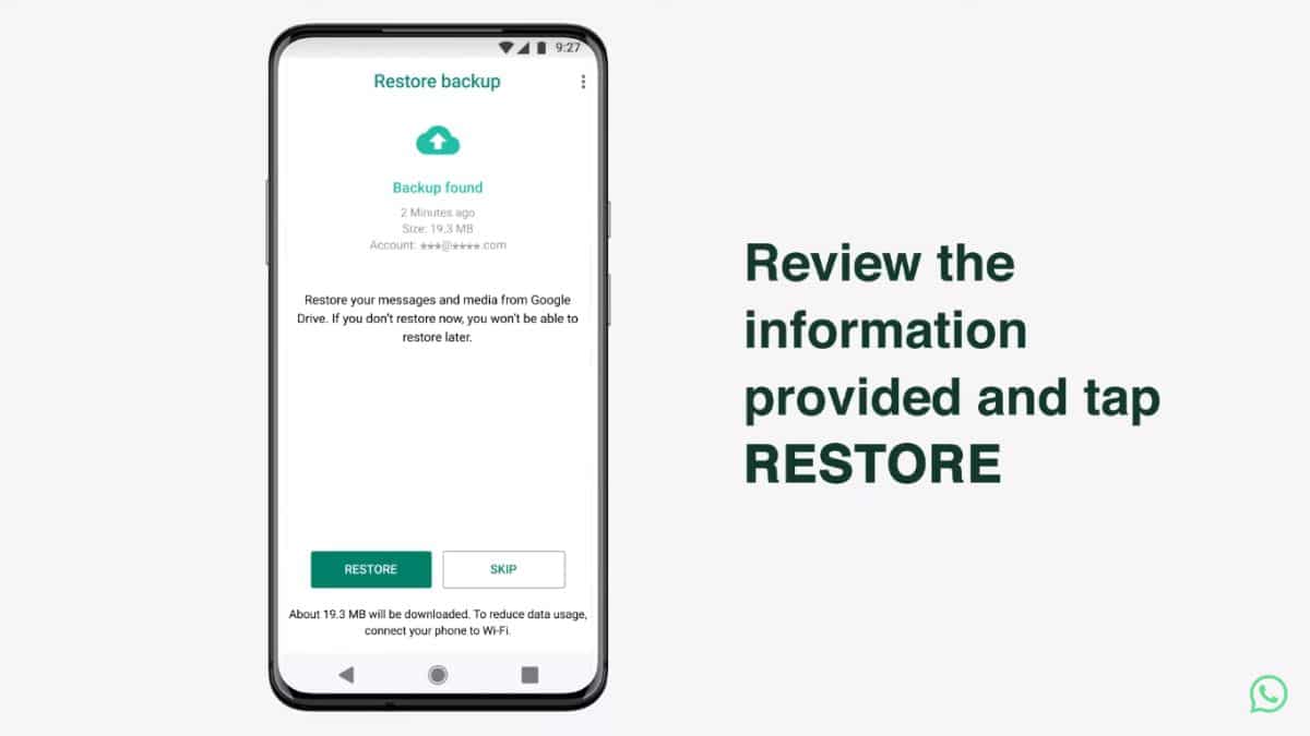 Heres How You Can Restore Your Chat History Back On Whatsapp Take A