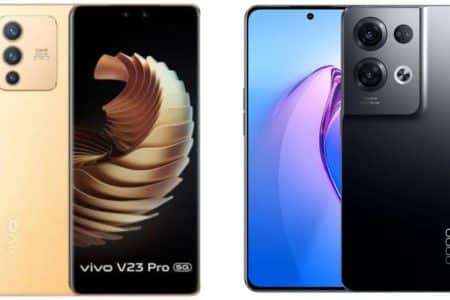 vivo v23 and reno 8 comparison