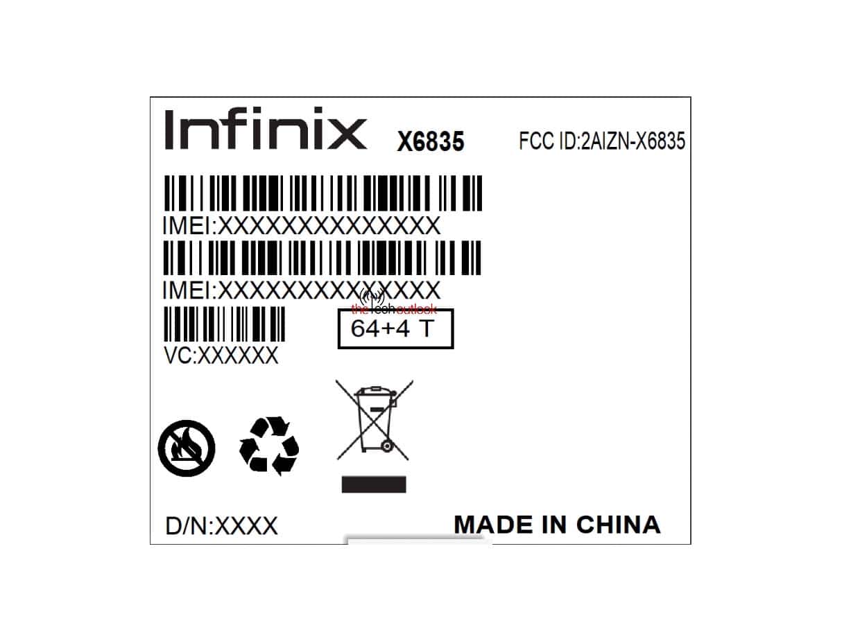 Infinix Hot 30 Play FCC 