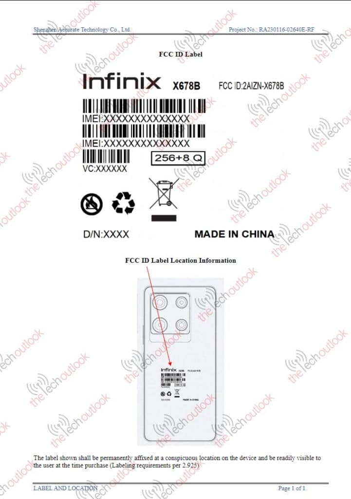 Infinix Mobile X678B