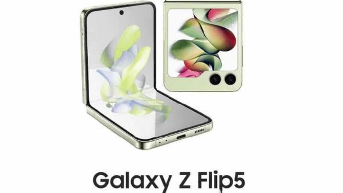 Samsung Galaxy Z Flip 5 folder shaped external screen