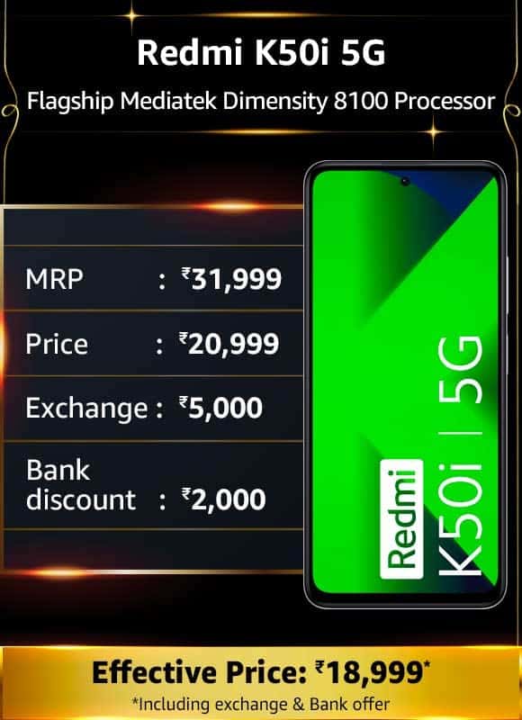 redmi k50i bank offer