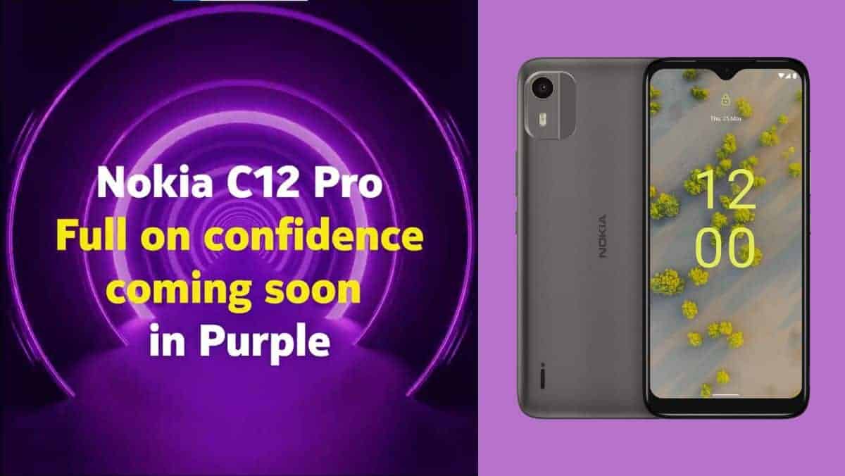 The Nokia C12 Pro to Arrive in a New Purple Colour: Launching Soon in ...