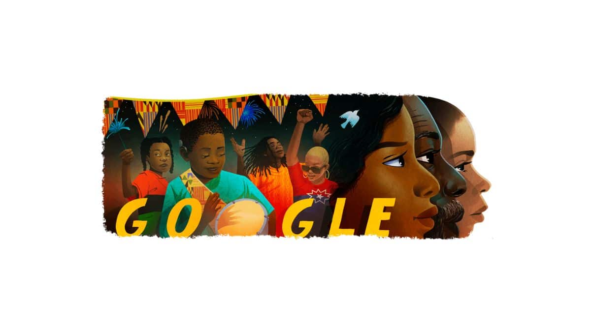 GoogleDoodle celebrates Juneteenth