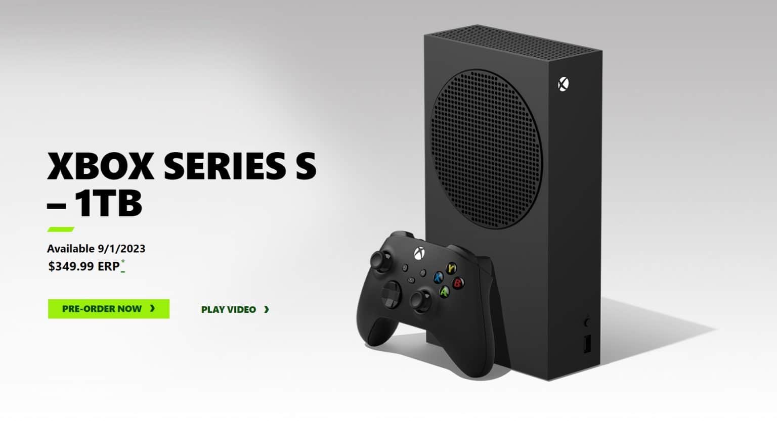 Here's the All New Xbox Series S in Carbon Black Colour Along with 1TB ...