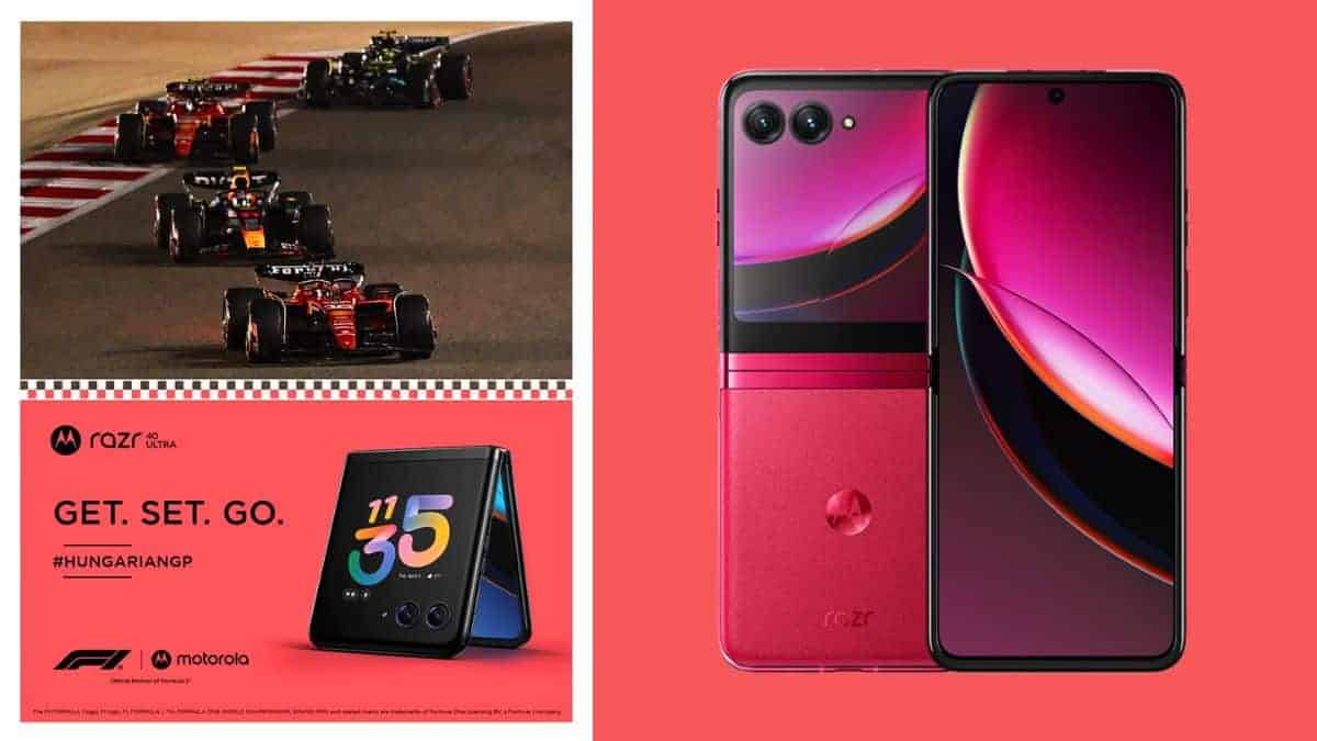 Experience Blazing Speeds at the Hungarian GP Along with Motorola's Razr 40 Ultra