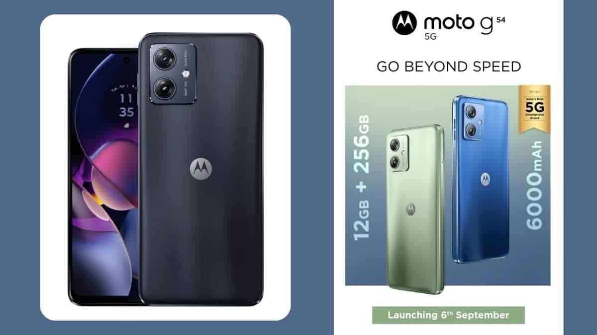 Moto G54 5G launched: Top specs, features, price in India, and
