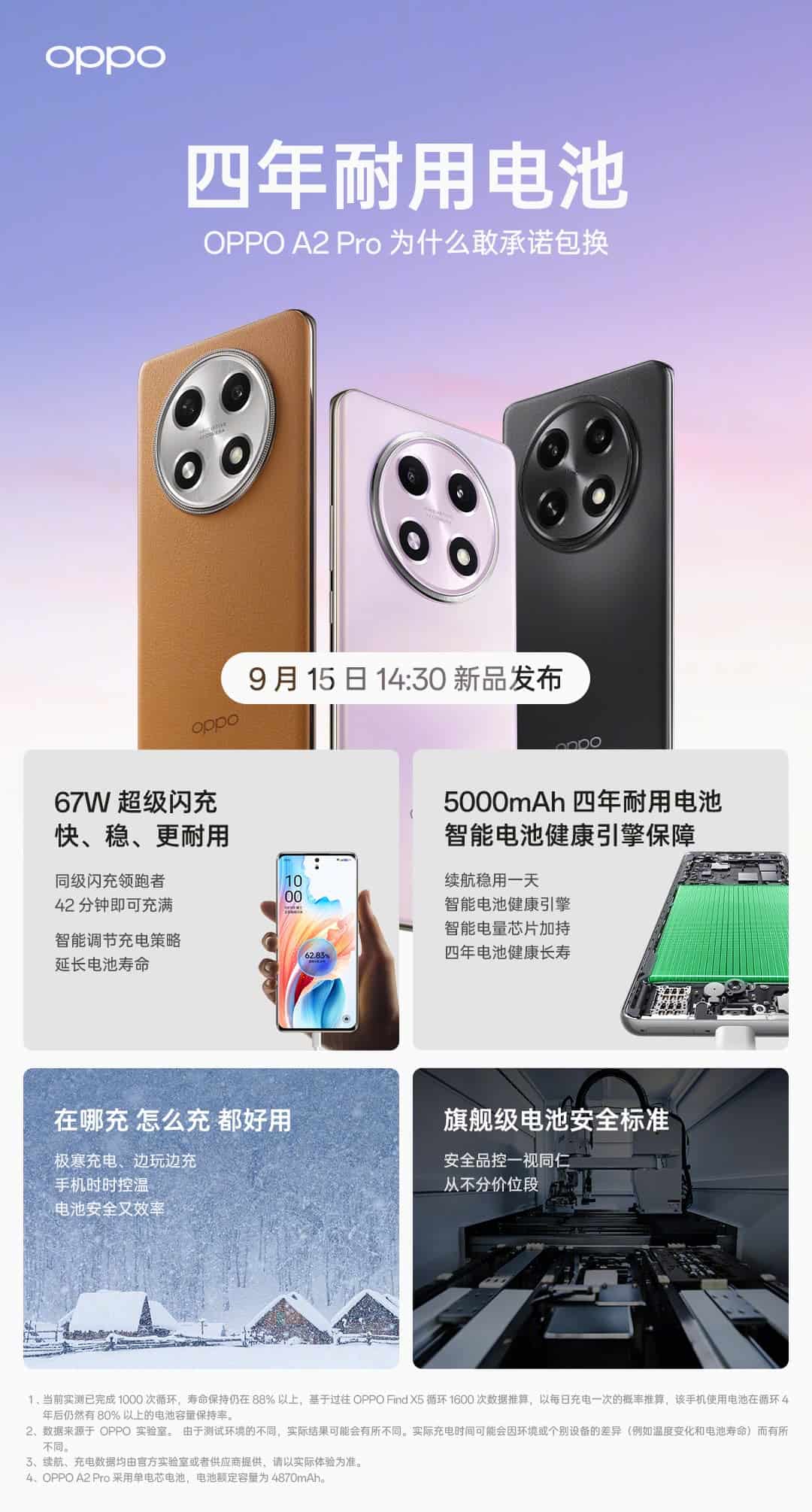 OPPO A2 Pro 5G colour variants, key details officially confirmed before ...