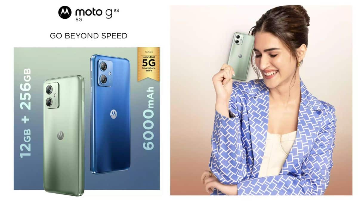Moto G54 5G Launched in India; Starts at Rs 15,999