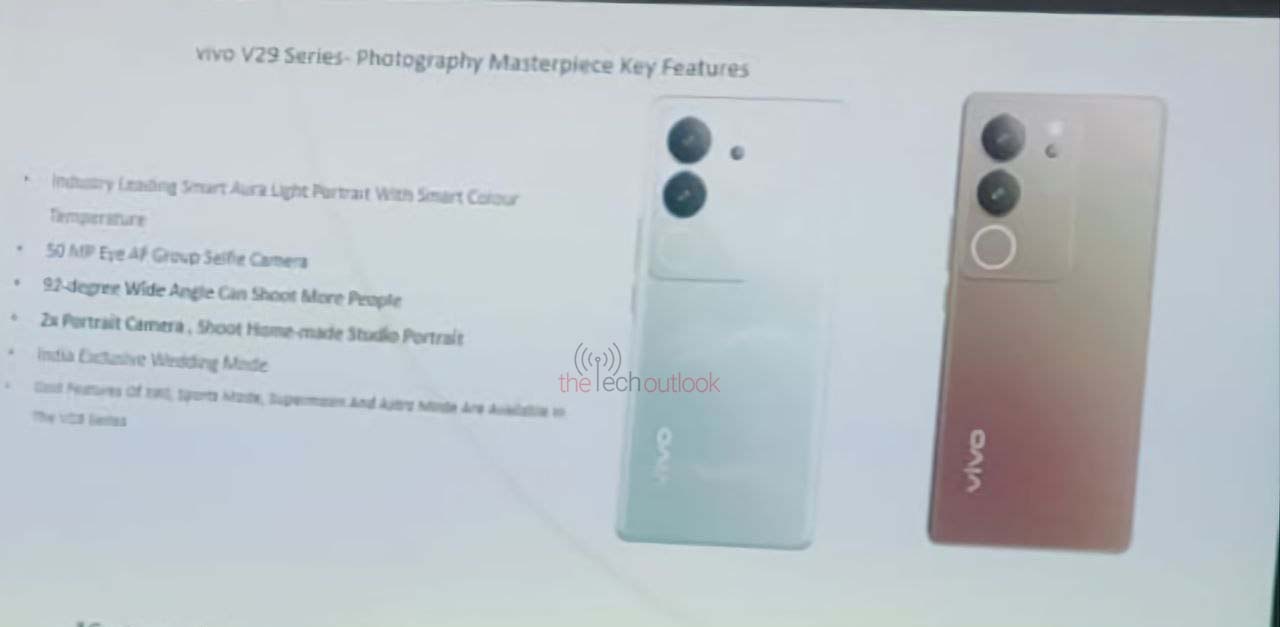 Vivo V29 5G specs & European pricing leaked ahead of global launch