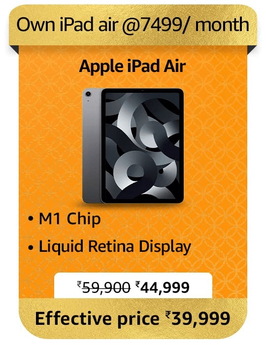 Apple iPad Air with M1 Chip - Amazon Offer