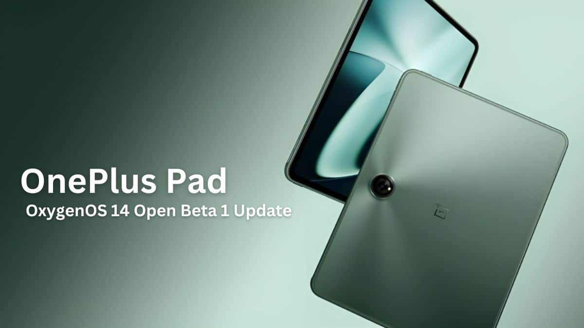 OnePlus Pad Android 14-Based OxygenOS 14 Open Beta 1 Update Rolling Out in  India