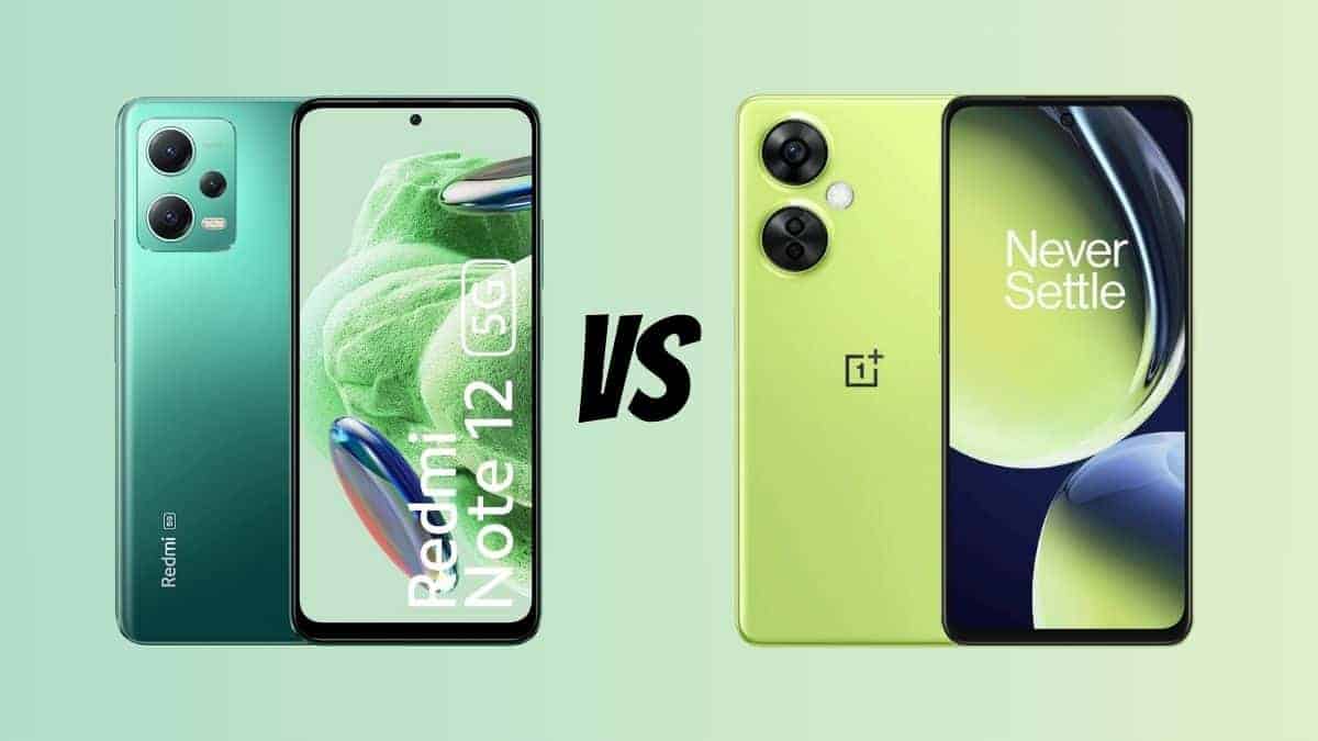 Redmi Note 12 5G vs OnePlus Nord CE 3 Lite