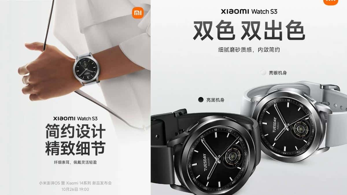 Xiaomi Watch S3 (46mm) key specifications officially revealed ahead of ...