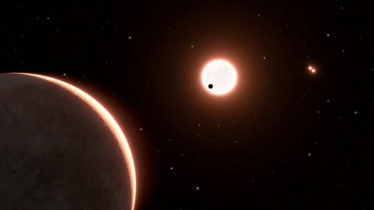 Hubble measures exoplanet