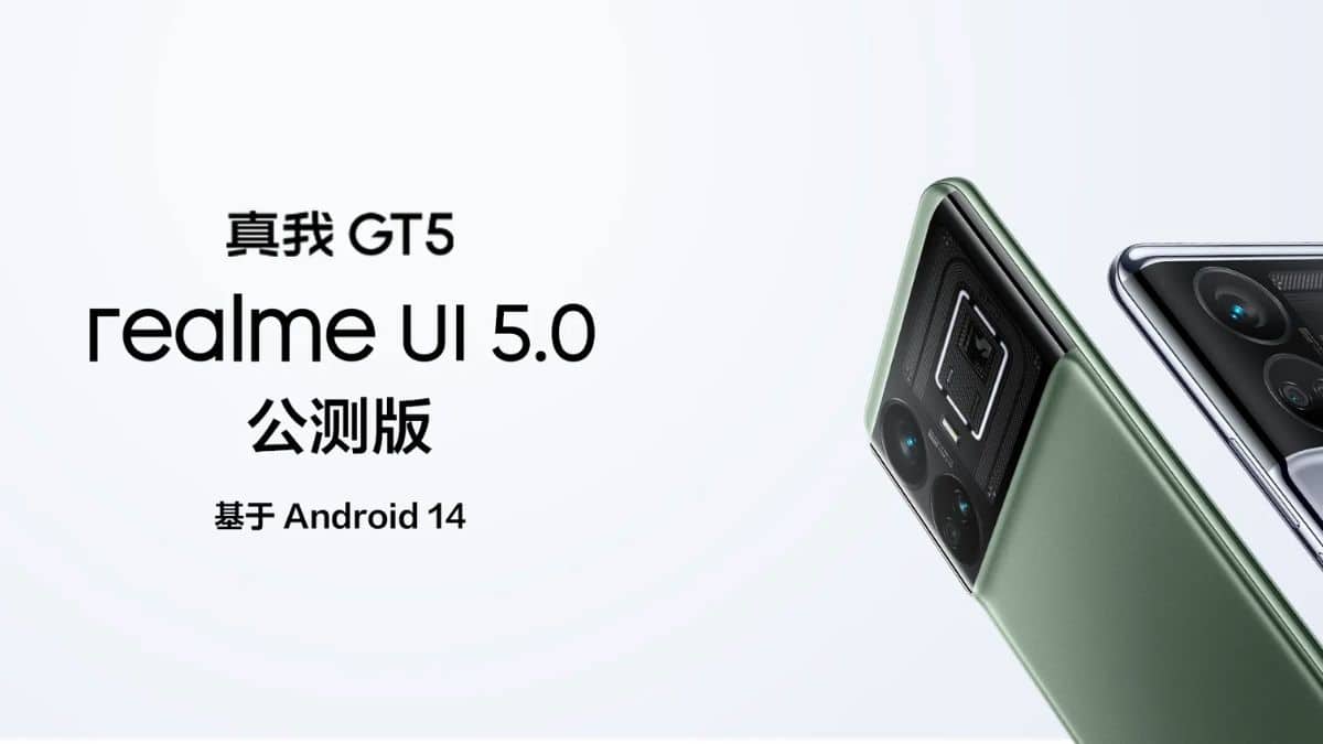 Realme UI 5.0 Realme GT 5