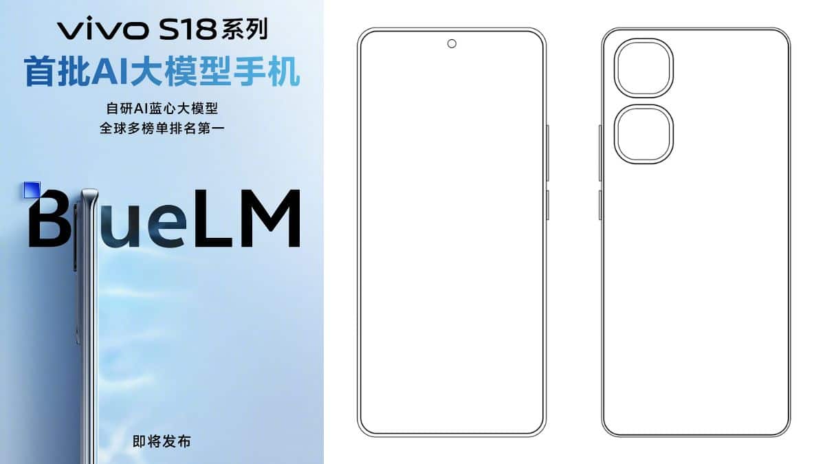 Vivo S18 Series - Teaser Image and Schematic Design