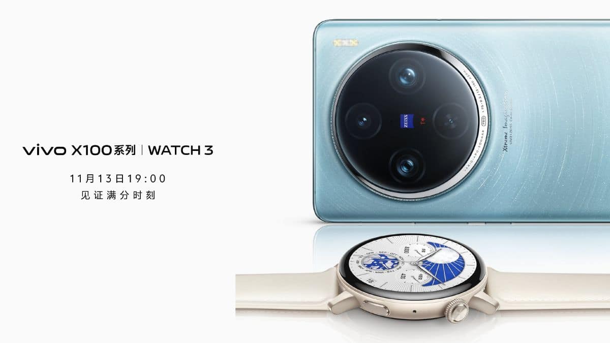 Vivo X100 Series, Vivo Watch 3 Official Launch Confirmed For Nov