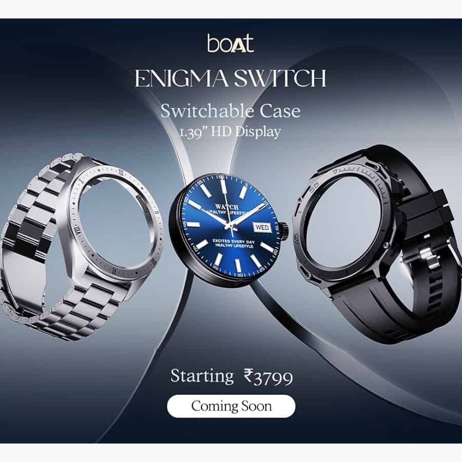 boAt Newly Launched Enigma X500 Smart Watch w/ 1.43