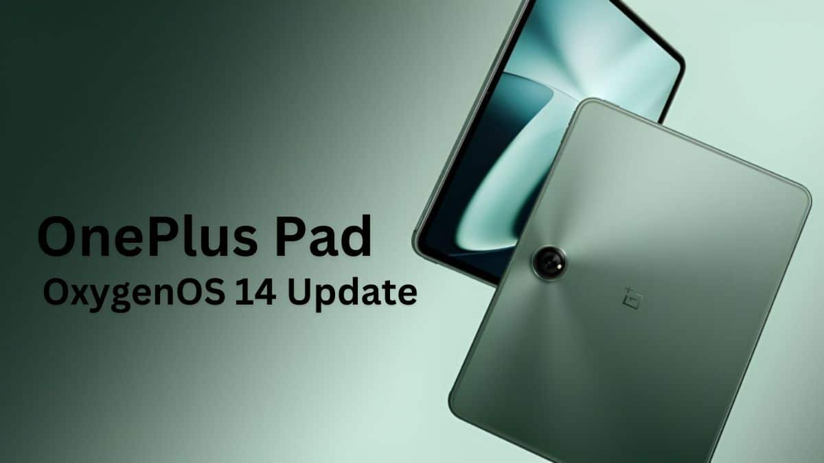 OnePlus Pad Gets Android 14 Update in India
