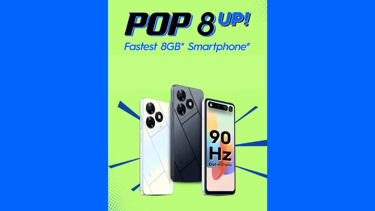 Tecno Pop 8 - Indian Launch on 3rd January 2024