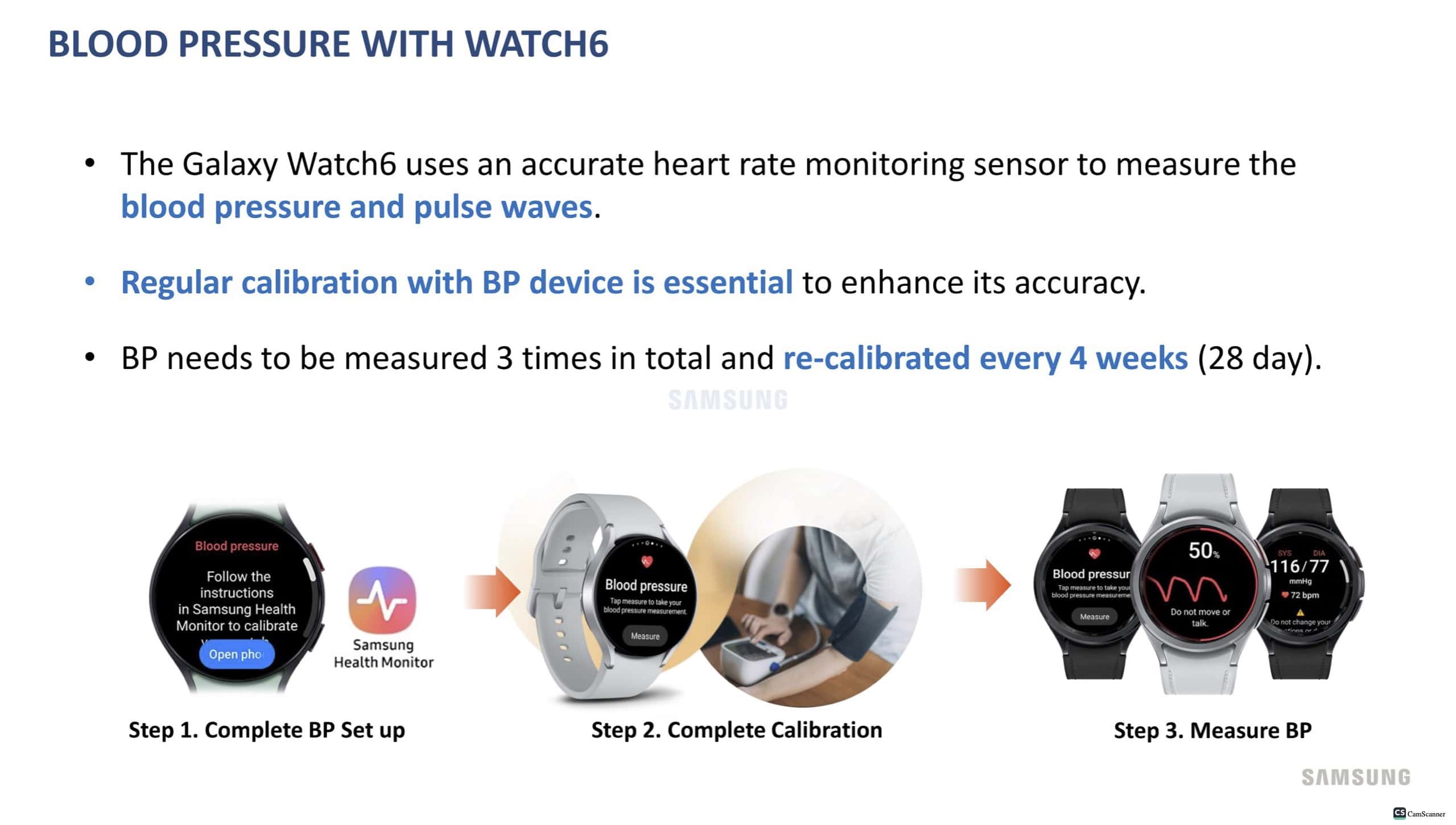 Galaxy watch 3 online bp