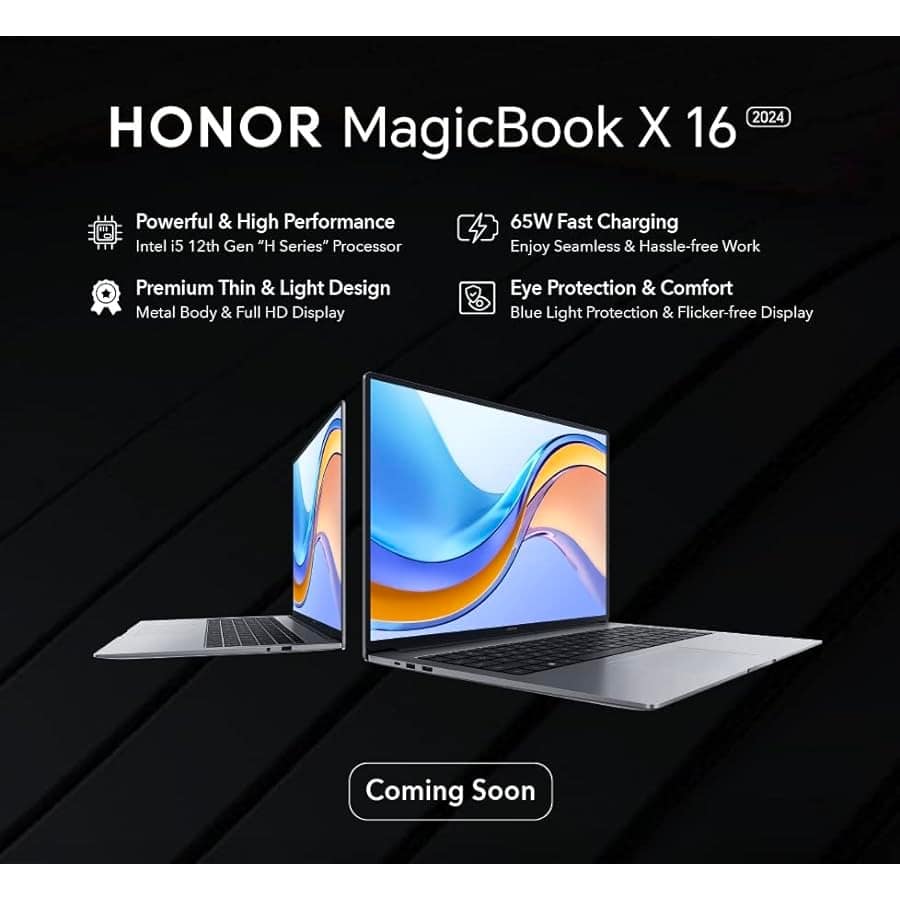 Honor's Latest MagicBook X 16 2024 Model Launching in India on Amazon