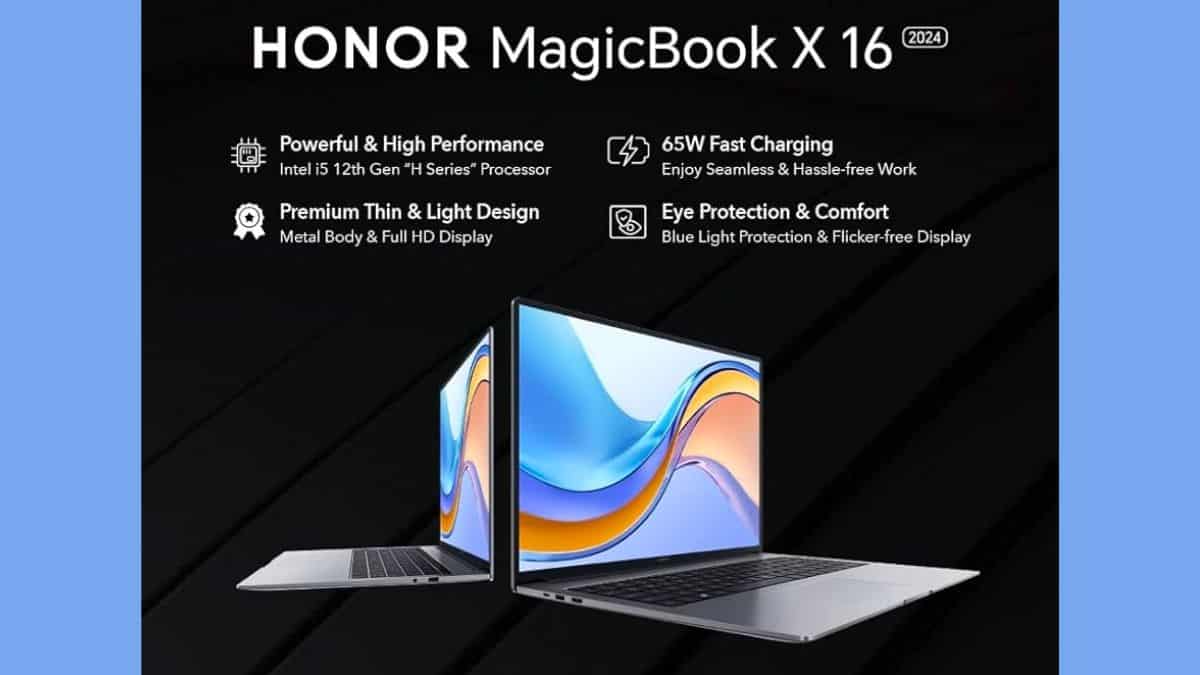 Honor's Latest MagicBook X 16 2024 Model Launching in India on Amazon