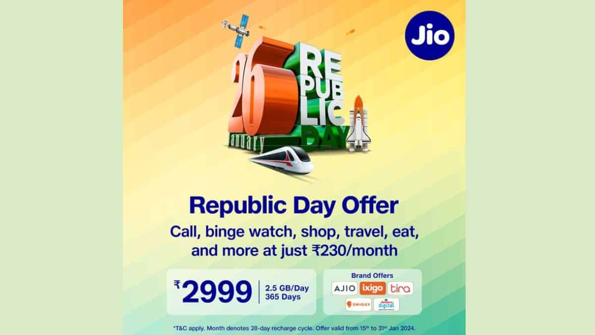 Reliance Jio Announces Republic Day Offer On Rs.2,999 Annual Plan ...