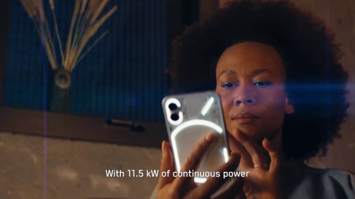 Nothing Phone 1 Spotted on Cybertruck Teaser Video About its Charging Specs